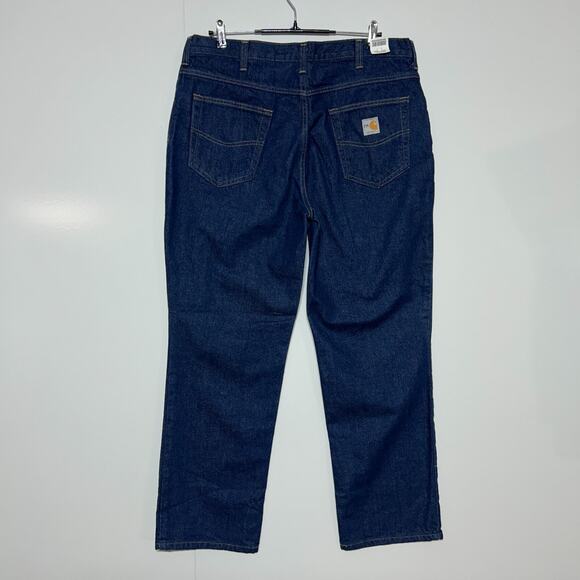 Carhartt FR Jeans Mens 36x30 Blue Cat2 NFPA 2112 Flame Resistant Chippewa Chore - Picture 3 of 11